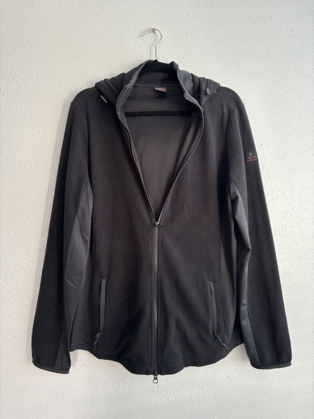 BOGNER Fire+Ice Men's Black Hooded Softshell Fleece Jacket XXL